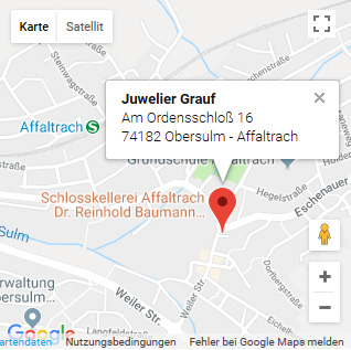 Juwelier Grauf bei Google Maps